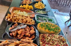 Pesque e Pague Pantanal: Almoço de Sábado com Comida Caipira Deliciosa e Sobremesas para Comer à Vontade, de R$49,90 por R$37,90. Aproveite!
