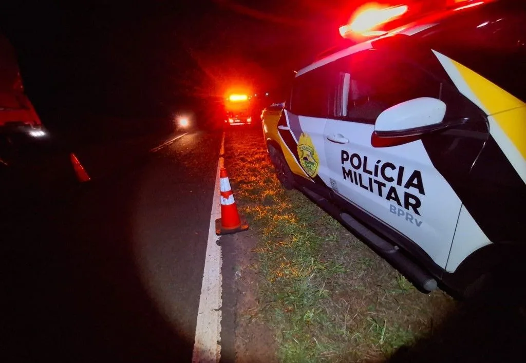 Motociclista morre após colisão com caminhão na PR-218 em Querência do Norte