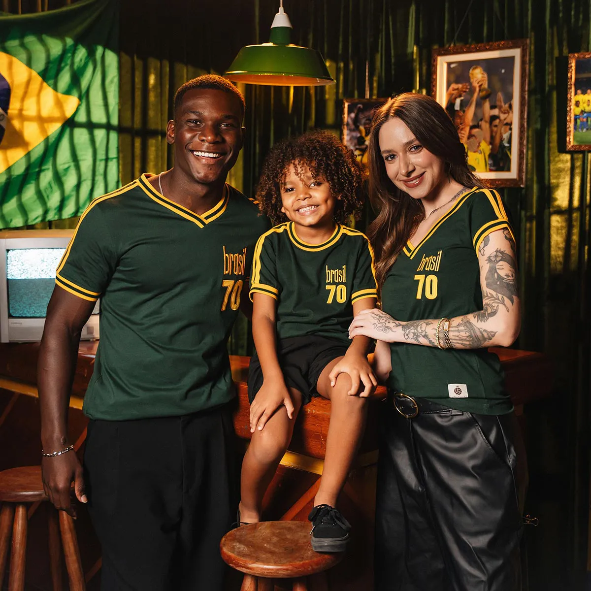 Camisa Retrô do Brasil